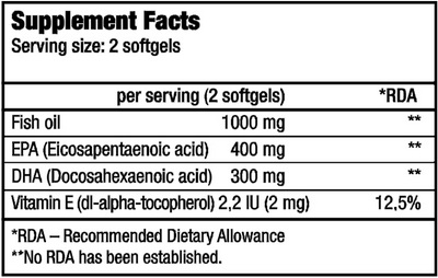 BiotechUSA Mega Omega 3 90 softgel caps