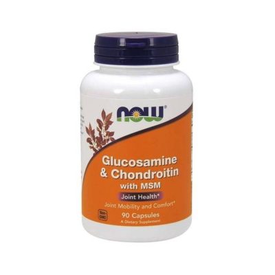 NOW Glucosamine Chondroitin MSM - 90 vegan caps