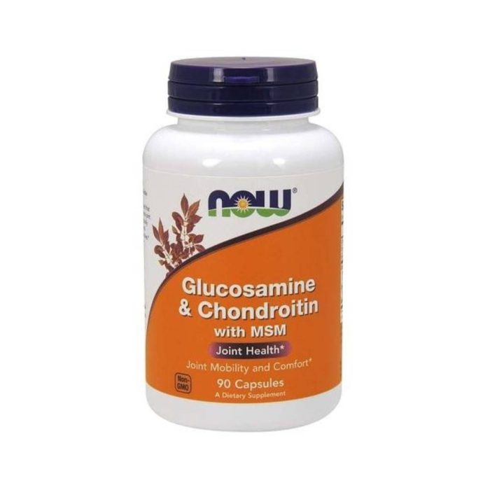NOW Glucosamine Chondroitin MSM - 90 vegan caps