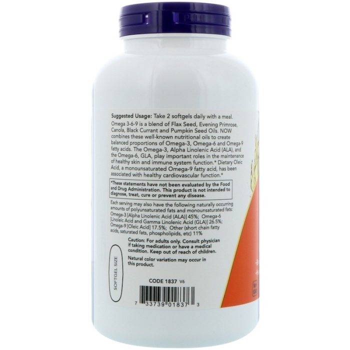 NOW OMEGA 3-6-9 1000MG