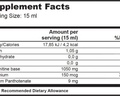 BiotechUSA L-Carnitine 35.000 mg + Chrome concentrate 500 ml