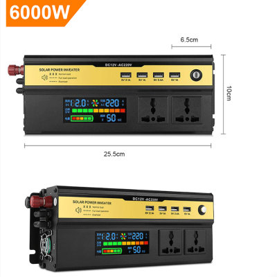 Інвертор Peak 6000 вт 12/220в modified sine (500 ВАТ)