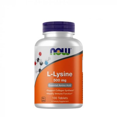 Амінокислота NOW L-Lysine 500 mg, 100 таблеток