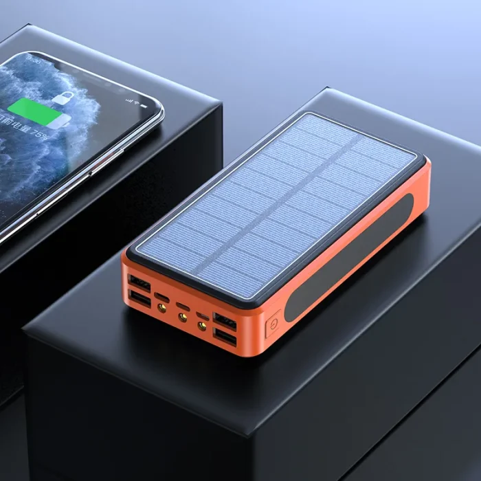 Акумулятор на сонячній батареї Solar Charger Power Bank 30000 mAh.