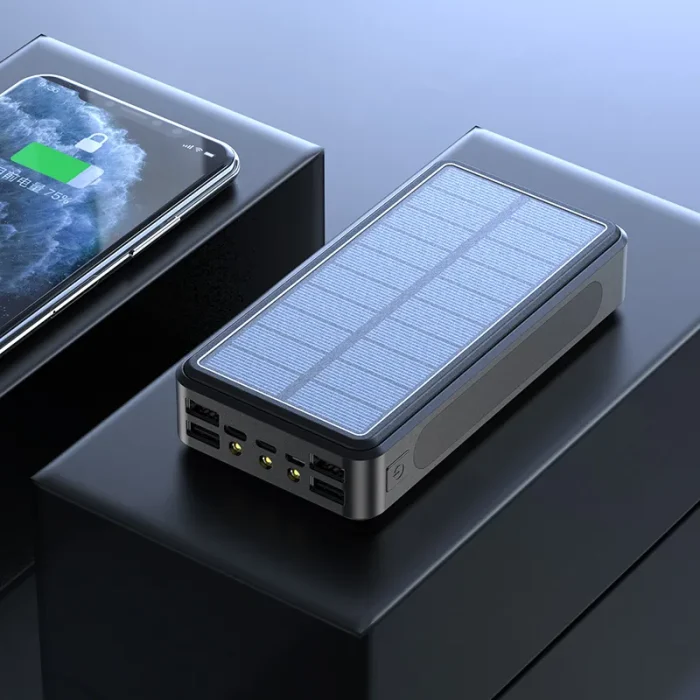 Акумулятор на сонячній батареї Solar Charger Power Bank 30000 mAh.